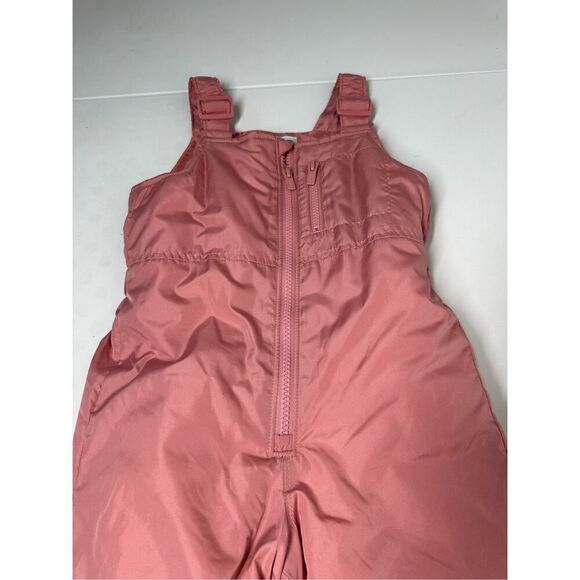 Old Navy Water-Resistant Snow Bib for Toddler Girls Pink Size 2T - Picture 3 of 9